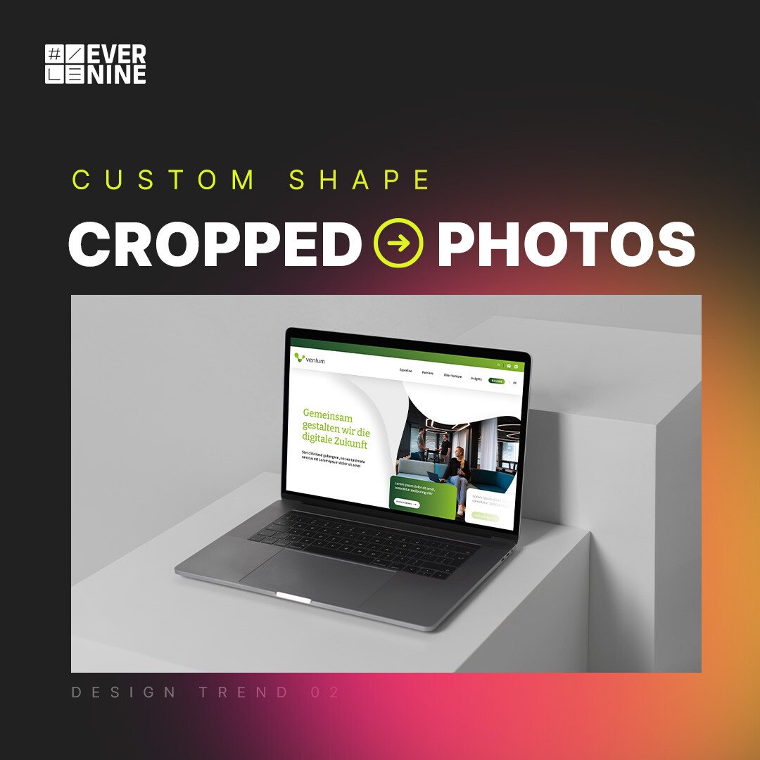 Design Trend 02 - Cropped Photos 
